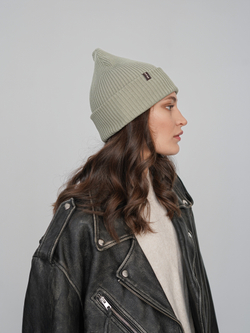 Шапка вязаная весенняя/осенняя МУЛА (Хакки)