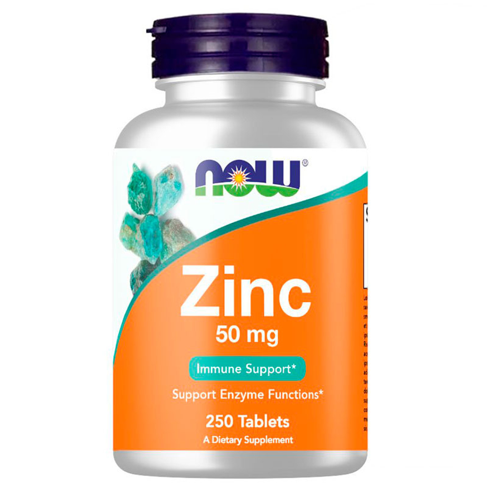 NOW Zinc 50 мг. (250 таб.)