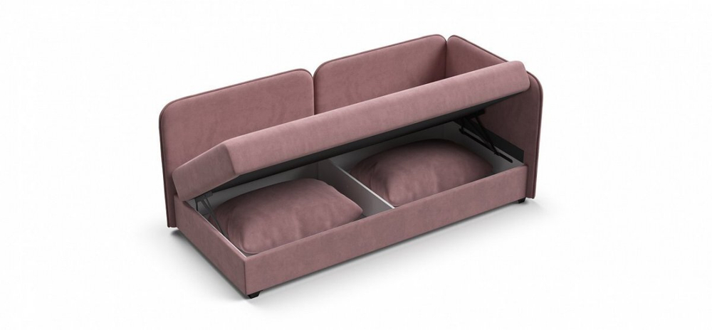 Тахта Ирис Велюр Монолит розовый