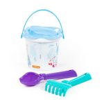 81469/Набор Disney «Холодное сердце II» 28: ведро малое с наклейкой, ситечко-цветок, совок 2, грабел