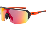 Спортивные очки GOG Bragi / Matt Black-Neon Orange / Red Lens