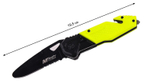 Тактический спасательный нож Fox Mtech USA Rescue Knife MT-478R (Италия)