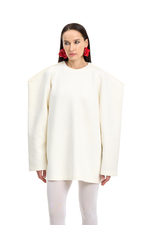 Свитшот с баской BAD GIRL Milk