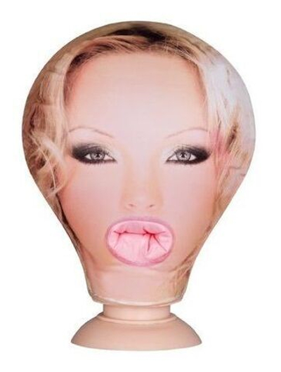 Надувная голова для фаллостимуляции (Цвет: телесный)
