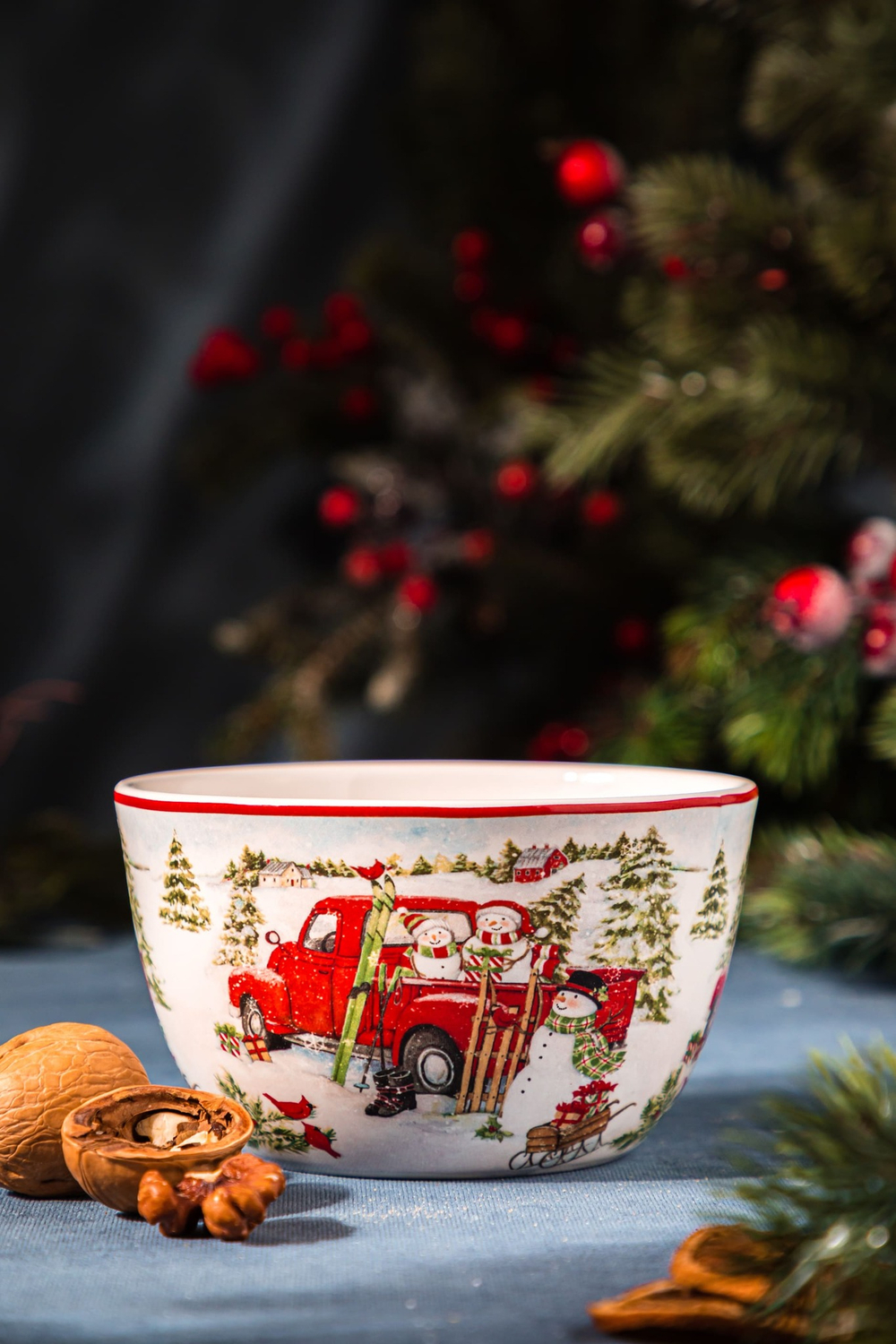 Салатник порционный 13см Certified International Corp Домой на Рождество Спортивные увлечения