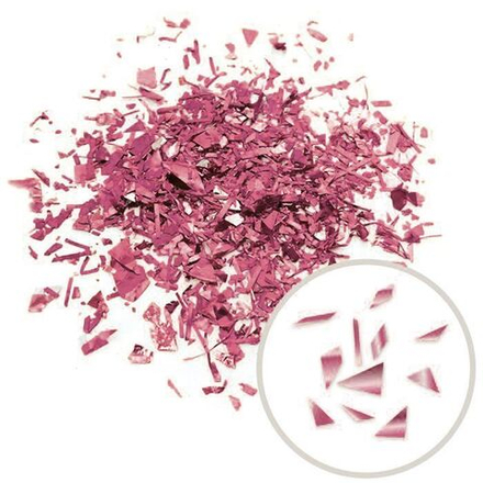 Конфетти Дробленые металлизированные розовое-золото