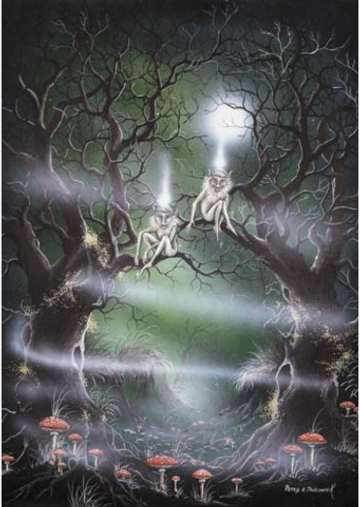 Открытка Духи дерева ( tree spirits )