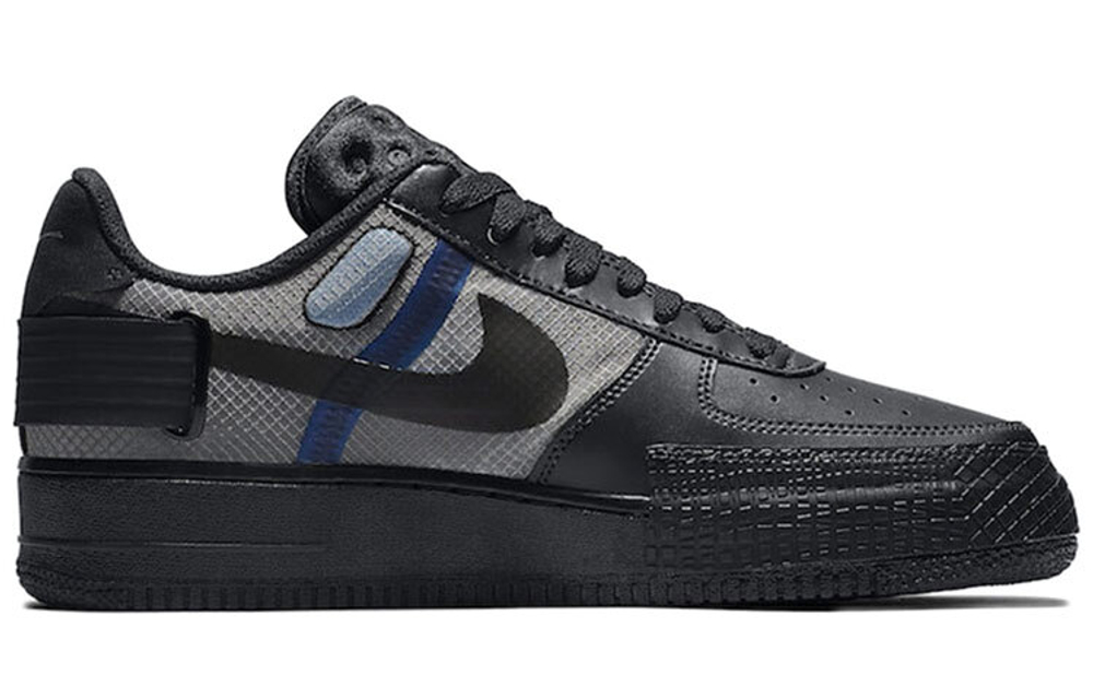 Кроссовки Nike Air Force 1 Low Type "Triple Black"