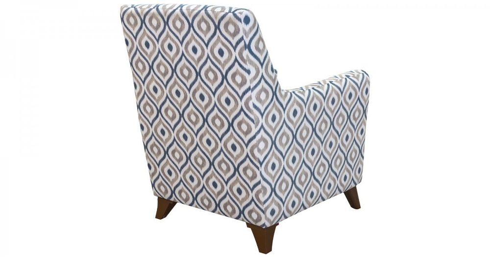 Кресло Либерти велюр геометрия 18 беж