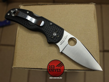 Нож Spyderco Native 5 LTW - черная рукоять, светлый клинок RK/494