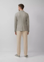 Структурированный пиджак из трикотажа в мелкую клетку Black Label