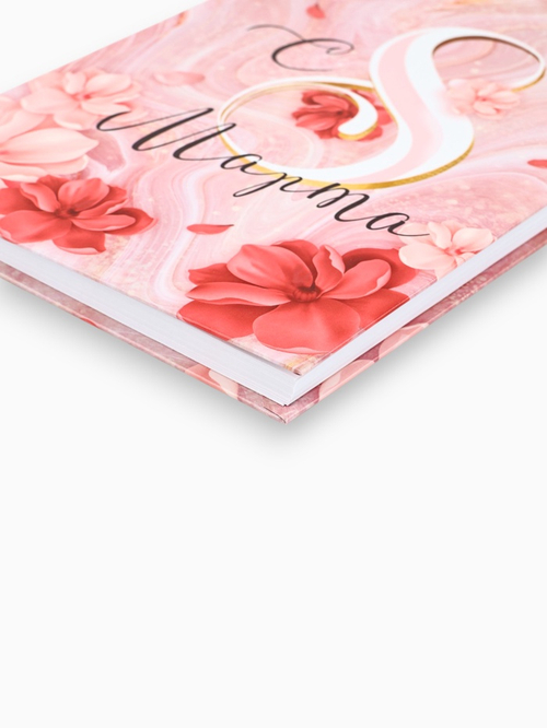 Ежедневник в твердой обложке А5, 80 л «С 8 МАРТА»