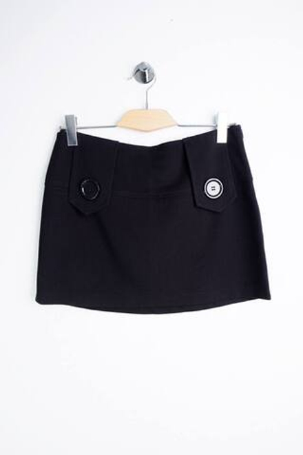 Юбка с объемными пуговицами, визуально на 44 размер