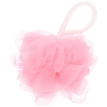 Мочалка детская полипропиленовая в красочной коробке «KARAPPPUZ House», цвет розовый, d - 10см,30гр