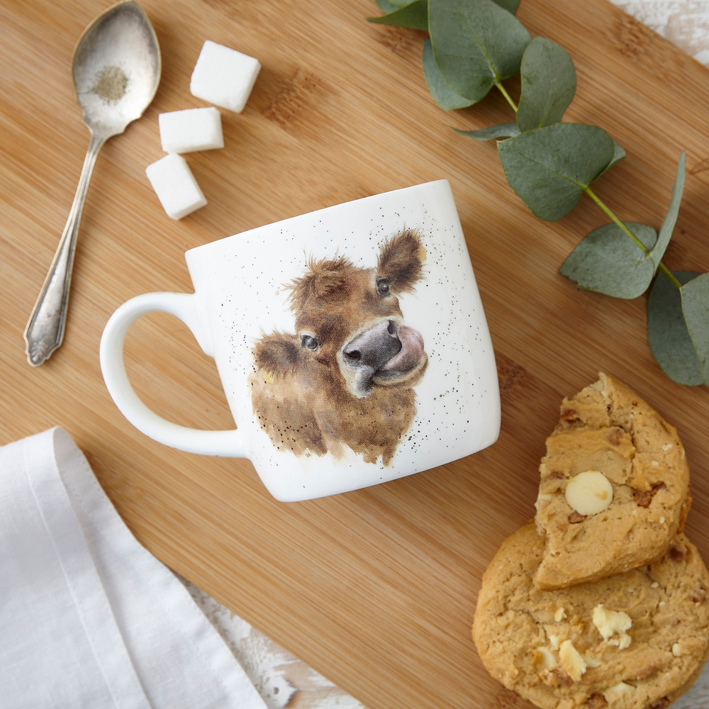 Royal Worcester - Кружка Wrednale Designs 310мл moo-cow корова / артикул   MMQK5629-XT  / GTIN 749151705432