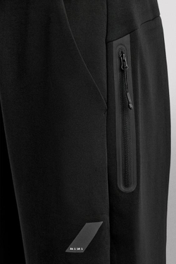 ZARA ТЕХНИЧЕСКИЕ БРЮКИ НА МОЛНИИ, ЧЕРНЫЙ