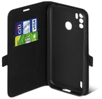 Чехол с флипом для Itel Vision 1 Pro black DF