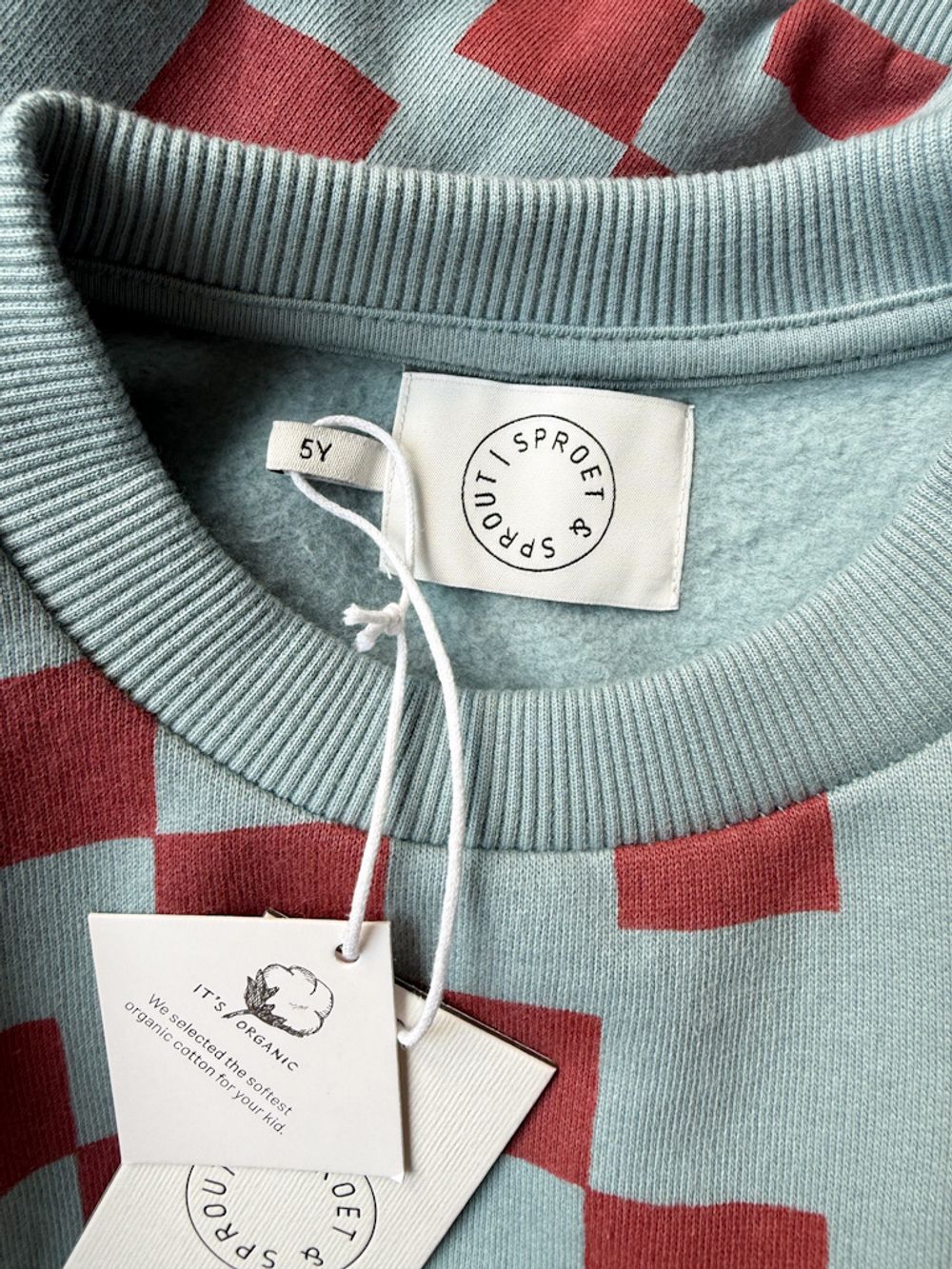 Новый хлопковый свитшот Sproet & Sprout, 110