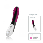 Вибратор с электростимуляцией Tickling Truman - 27 см. (Цвет: черный)