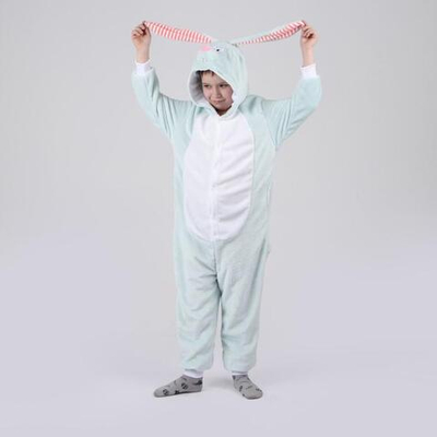 Кигуруми "Заяц уши в полоску 3D", рост 120 см 6493135