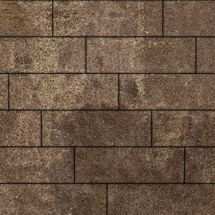 Тротуарная плитка ПРЯМОУГОЛЬНИК 750х250 мм - Листопад гранит Хаски