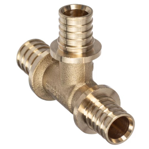 Тройник переходной 16х20х16 латунь акс.