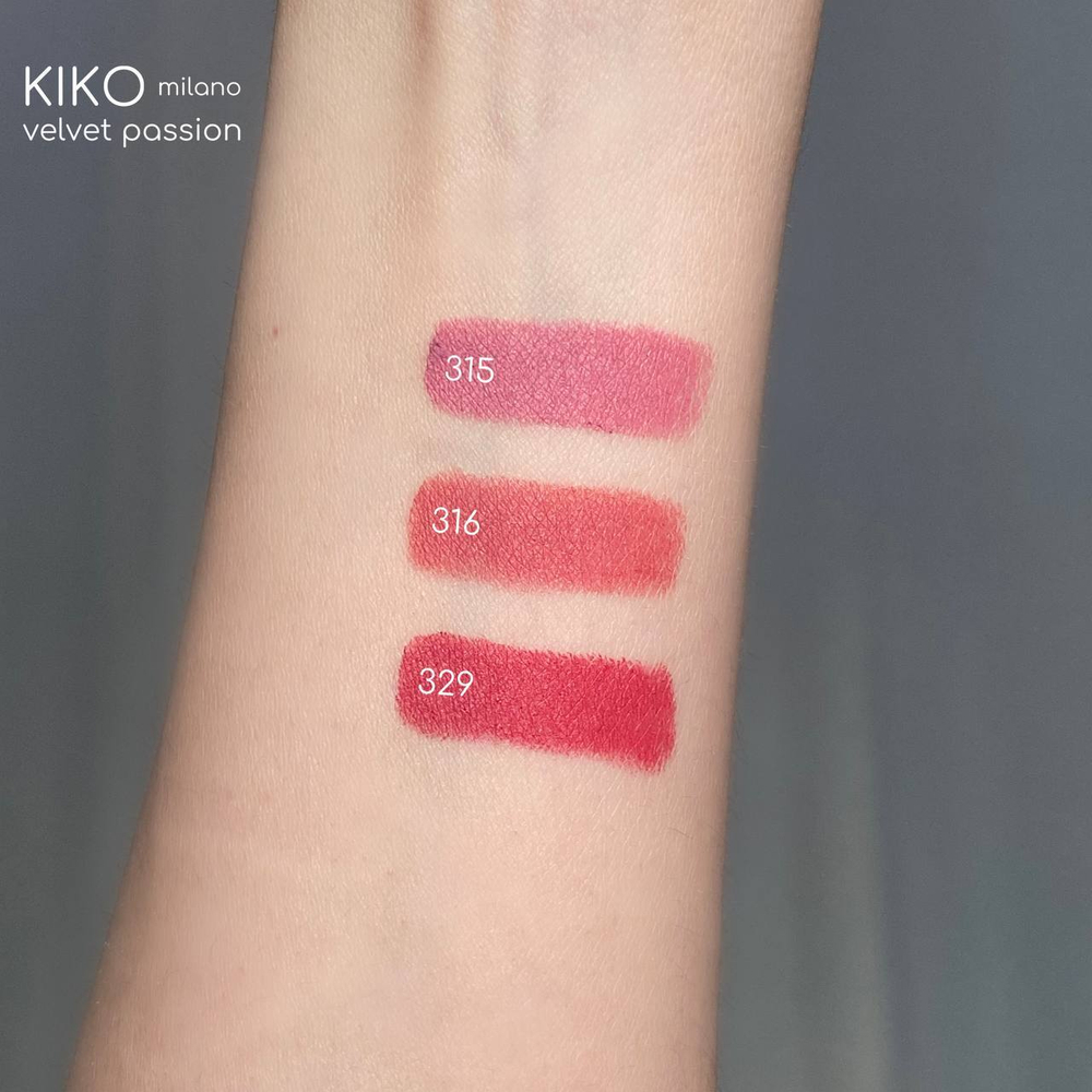 Помада KIKO Milano Velvet Passion Matte Lipstick 316