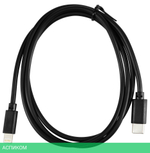 Кабель Buro PD18W 1м черный