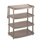 ЭТАЖЕРКА ДЛЯ ОБУВИ ПАОЛА 4 ПОЛКИ 490Х310Х780 ММ (коричневый)