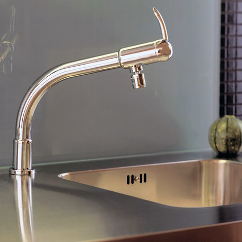 Смеситель для кухни Ritmonio Perigeo с вращающимся изливом, хром B0CU00CRL