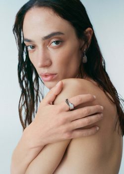 Polène Кольцо Ormé, серо-коричневый