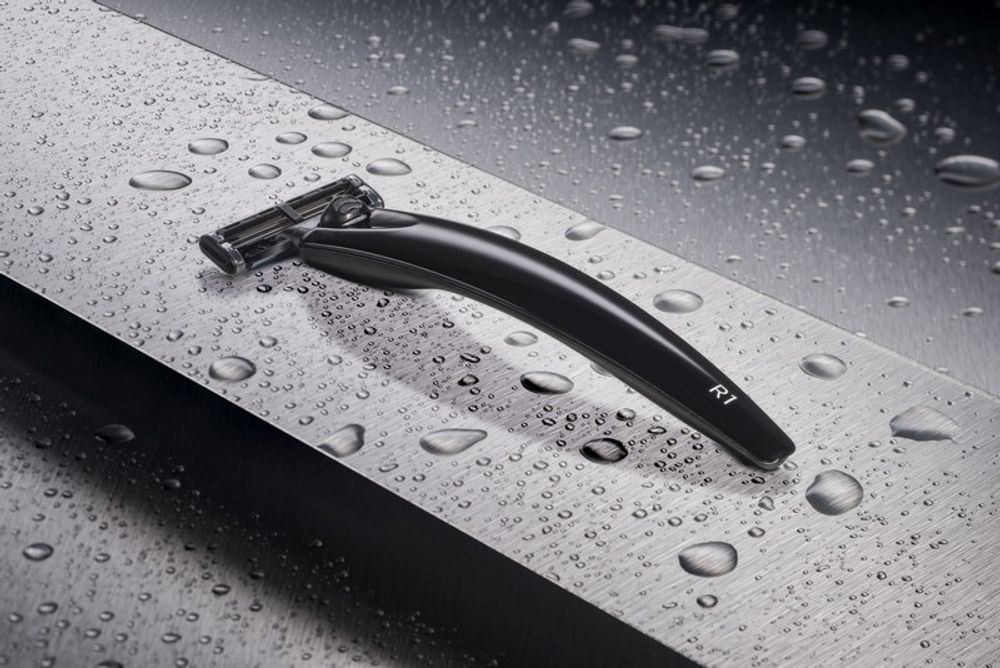 Бритва Bolin Webb R1, черная, Gillette Mach3 (BW R1 JET)