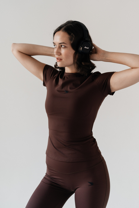 ФУТБОЛКА SLIGHT (шоколадный)