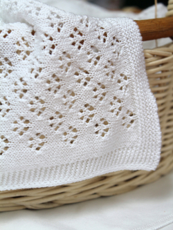 Плед "Плетёное облачко" 100*100