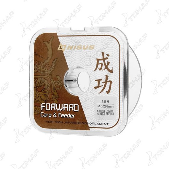 Леска FORWARD Carp &amp; Feeder brown 0,261mm/100m Nylon (N-FСF-0261-100) Nisus