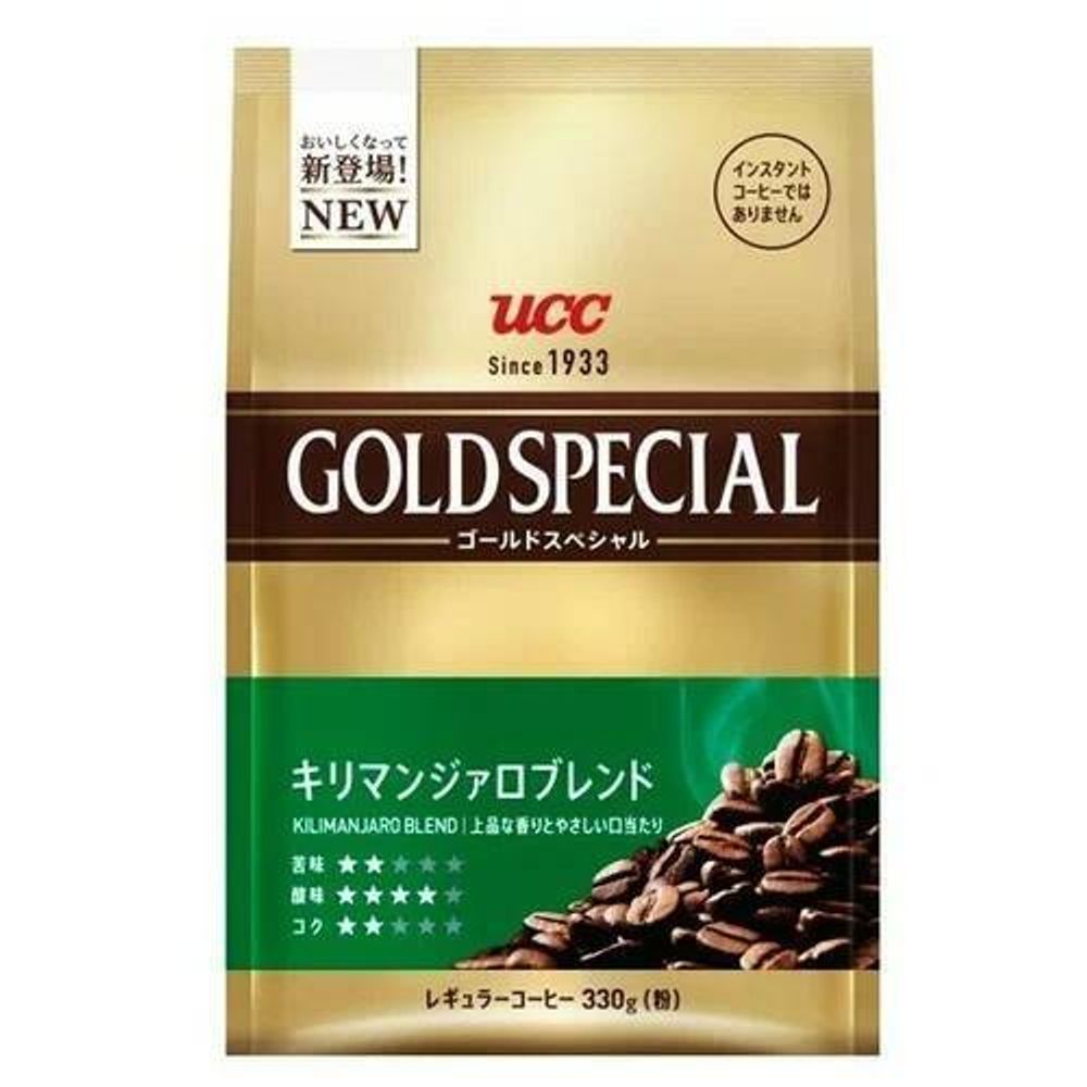 Кофе молотый UCC Gold Special Kilimanjaro, 330 г, 2 шт