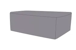 Защитный чехол на стол Латте 200×95×75 см, цвет серый