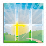 Стенд-визитка Добро пожаловать в нашу группу, с карманами А4 1932