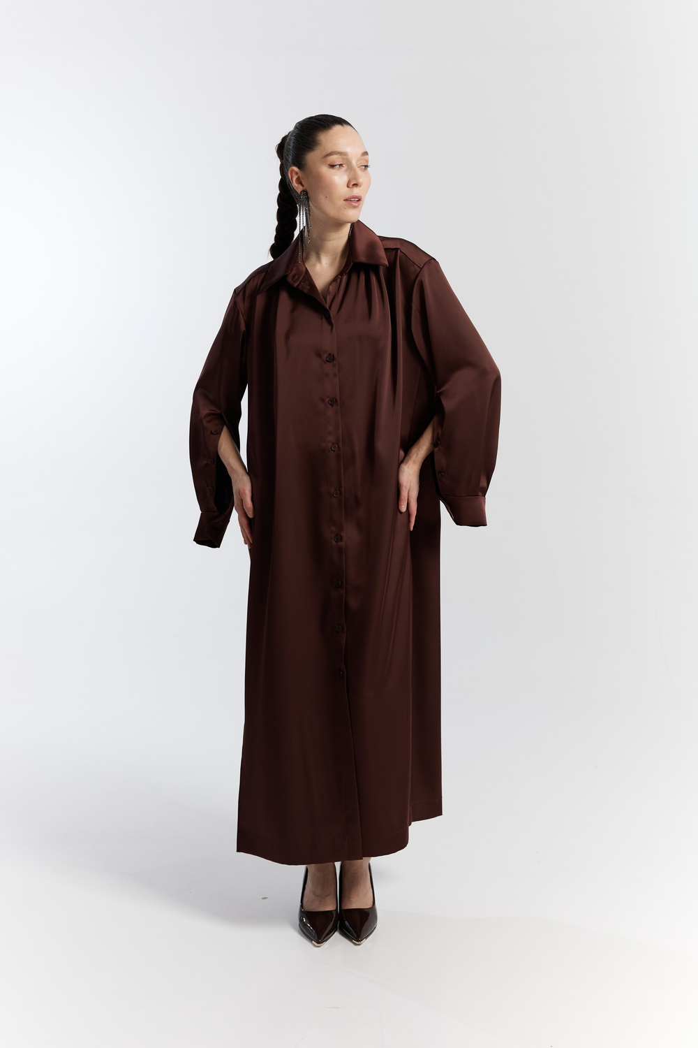 Платье рубашка Макси AFTƎR