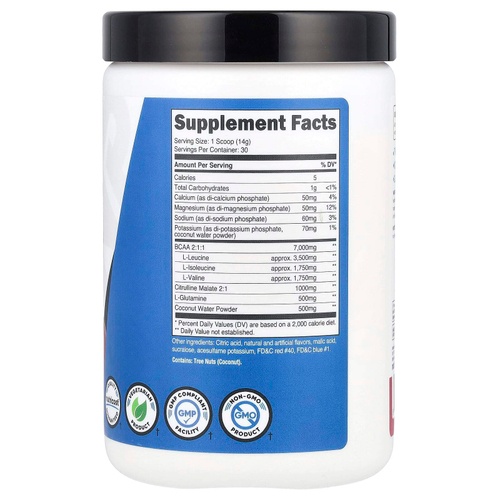 Nutricost, Performance, BCAA +, ежевика, 423 г (15,1 унции)