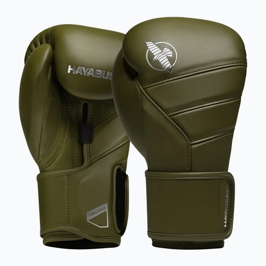 Боксёрские перчатки Hayabusa T3 Kanpeki olive green