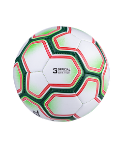 Мяч футбольный Nano №3, белый/зеленый