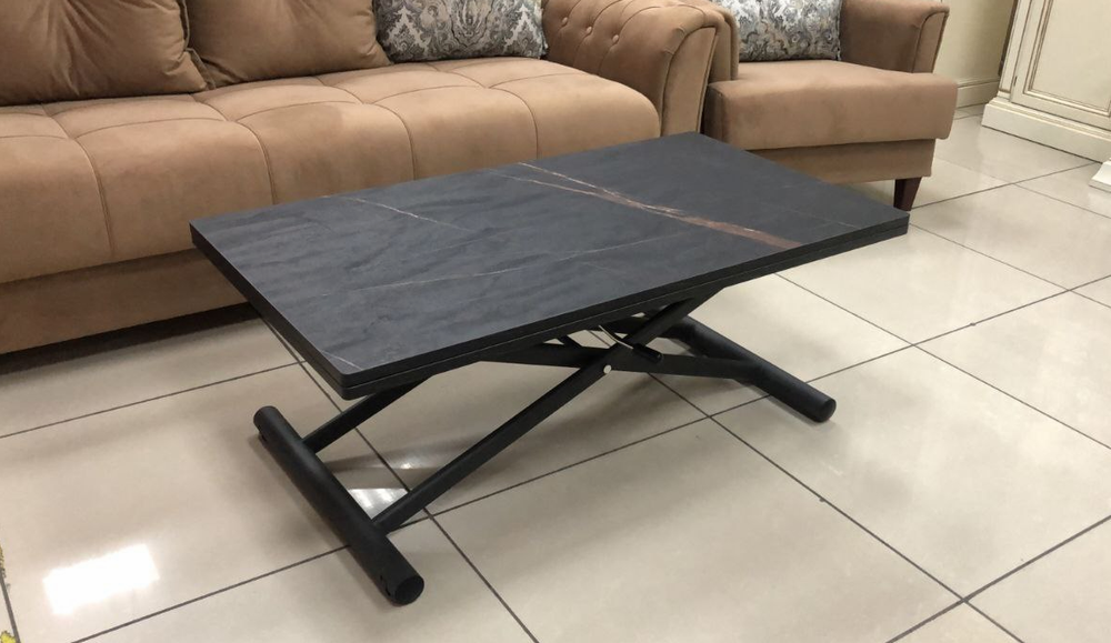 Стол B2448R черный мрамор