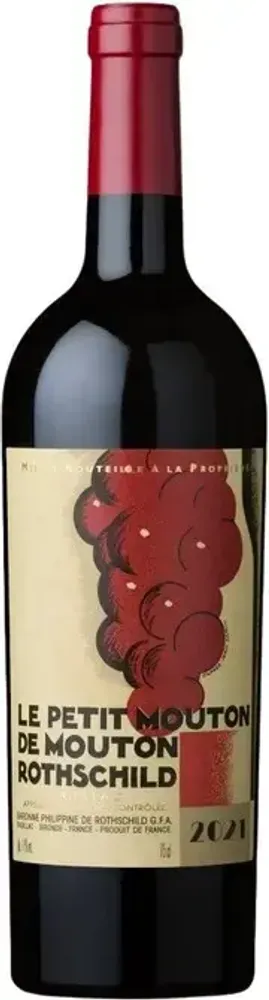 Вино выдержанное красное сухое "Ле Пти Мутон де Мутон Ротшильд Пойяк" 2021 13% 0,75 л