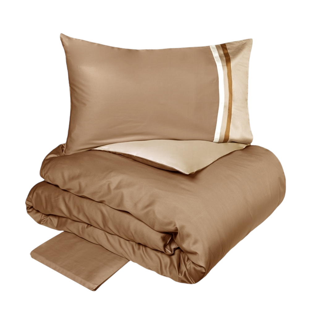 Постельное белье Kubric 60 (240 x 220 см) Tortora/Cammello