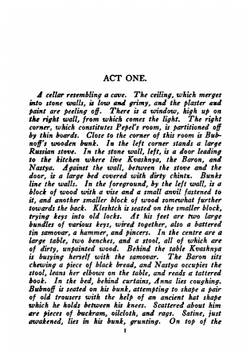 The Lower Depths. A Drama in Four Acts | Максим Алексеевич Горький