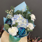 Зимний букет «‎Неоновая вьюга»