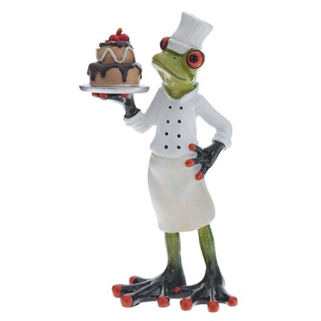 Фигурка декоративная Лягушка Кондитер