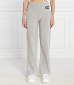 Хлопковые трикотажные штаны TWINSET - серый(232TP3204)