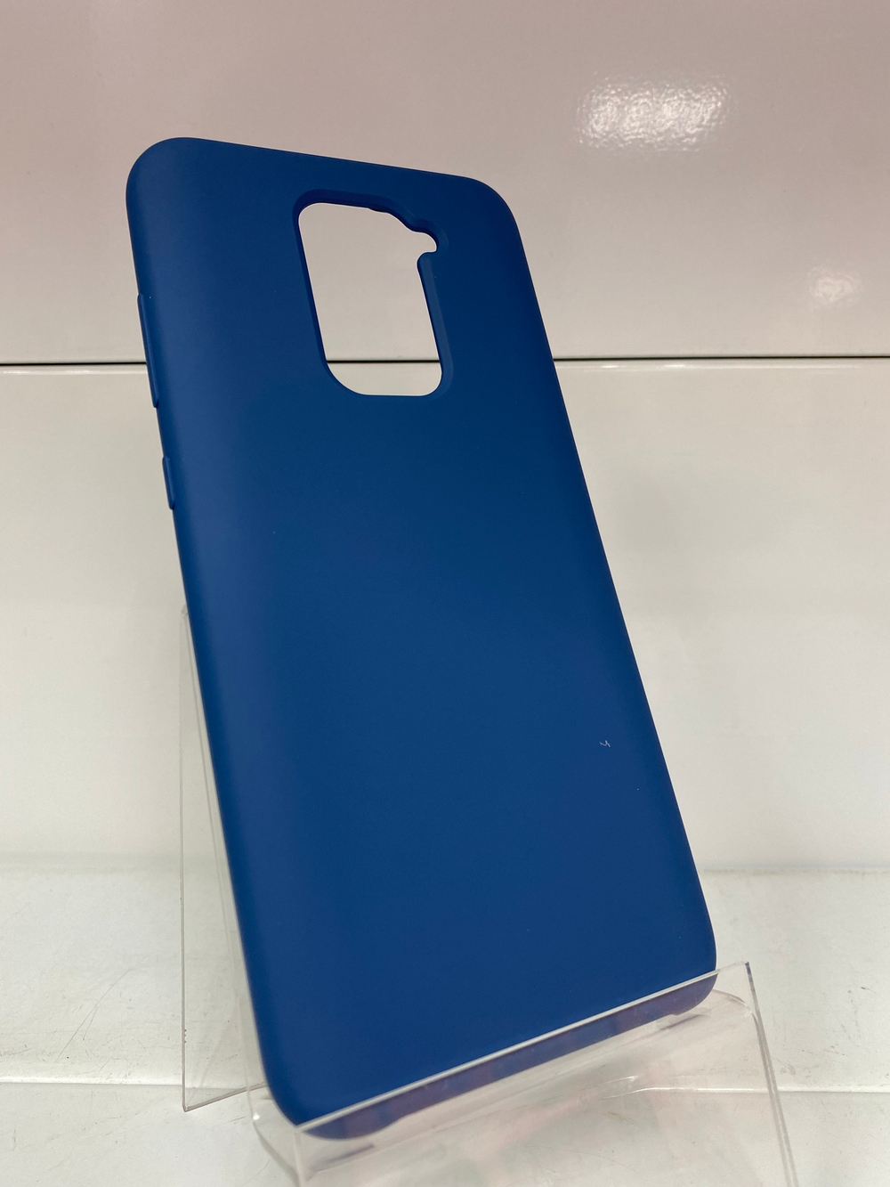 Чехол силиконовый Xiaomi Redmi Note 9 синий